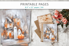 artistic halloween junk journal, whimsical halloween Product Image 5