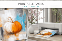 halloween pages, pumpkin art papers Product Image 3