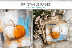 halloween pages, pumpkin art papers Product Image 5