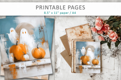 halloween paper, ghost pages Product Image 5