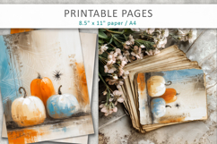 halloween pages, creative junk journal Product Image 1