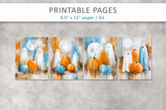 halloween pages, ghost printable Product Image 2