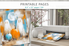 halloween pages, ghost printable Product Image 4