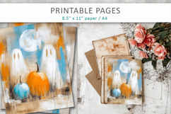 halloween pages, ghost printable Product Image 6