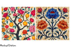Art Nouveau Scrapbook Junk Journal Printable Pages | Florals Product Image 2