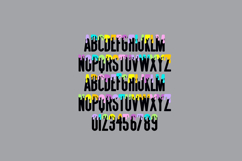 Art Party Neon Color Font Product Image 4