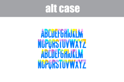 Art Party Neon Color Font Product Image 2