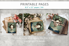 vintage female art illustrations, scrapbook art Product Image 8