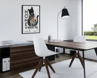 Home Is Where The Cat Is Png Instant Download Product Image 2