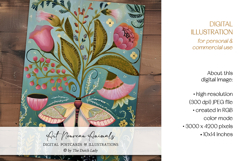 Art Nouveau Animal Postcard Set Product Image 3