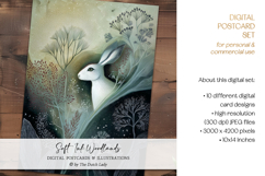 Soft Ink Woodlands Postcard Set Product Image 4