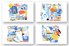 10 Art School Vector Illustration Product Image 2