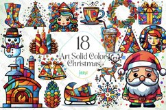Art Solid Color Christmas Sublimation Product Image 1
