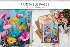 junk journal spring pages Product Image 7