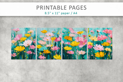 artistic floral background, paint texture floral Product Image 2