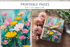 artistic floral background, paint texture floral Product Image 3