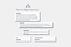 Elegant Blue Green Floral Cliparts Product Image 3