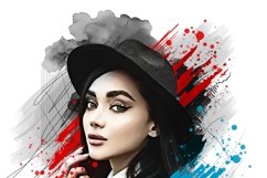 Watercolor Portrait Template Product Image 16