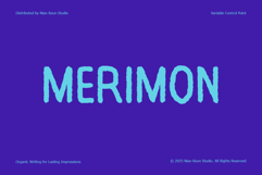 Merimon - Handwritten Display Product Image 1