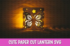 NEW 19 Floral and Butterflies Lanterns SVG Product Image 20