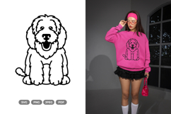 Kawaii Dog SVG &amp; Clipart - Pet Clipart Product Image 1