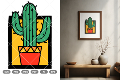 Cactus Colored SVG &amp; Clipart Product Image 1
