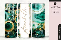Personalised Name Tumbler Wrap PNG Sublimation | Glitter Product Image 1