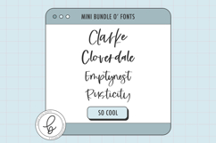 Handwriting Font Mini Bundle Product Image 1