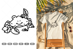 Crab SVG &amp; Clipart Product Image 1