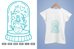 Glass Bell SVG &amp; Clipart Product Image 1