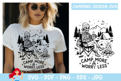 Camp more, worry less,Camp SVG Product Image 1