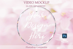 Crystal Glass Ornament Video Mockup Product Image 1