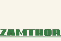 AZHAM  Heavyweight Display Font Product Image 2