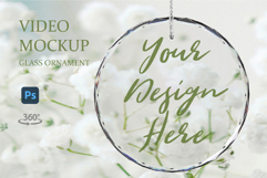 Crystal Glass Ornament Video Mockup Product Image 1