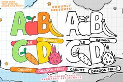 Coloring Page Alphabet Set Product Image 1