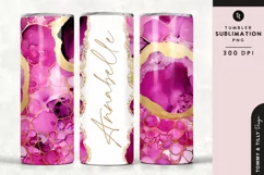 Personalised Name Tumbler Wrap PNG Sublimation | Glitter Product Image 1