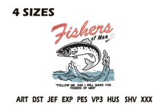 Fishers of Men Embroidery Design Product Image 1