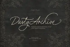 Dusty Archive - Handwritten Script Product Image 1