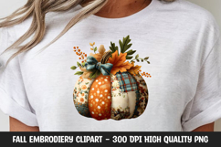Double Pumpkin Autumn Clipart Design Product Image 1