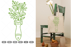 Paint Brush SVG &amp; Clipart Product Image 1
