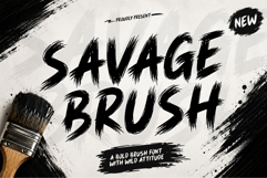 Savage Brush Font Product Image 1