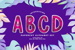 Papercut Alphabet Set Product Image 1
