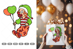 Clown Colored SVG &amp; Clipart Product Image 1