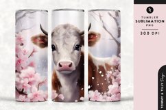 Christmas Animal Tumbler Wrap PNG Sublimation | 20oz Product Image 1