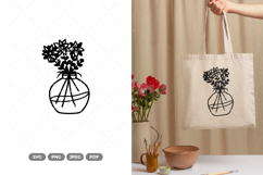 Blooming Flowers SVG &amp; Clipart Product Image 1