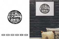Welcome Wild Flowers SVG &amp; Clipart Product Image 1