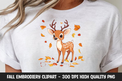 Autumn Kitten with Daisy Clipart Product Image 1
