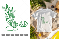 Seaweed SVG &amp; Clipart Product Image 1