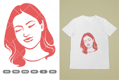 Woman SVG &amp; Clipart Product Image 1