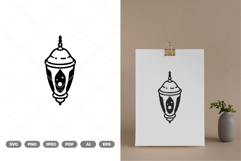 Ramadan Lantern SVG &amp; Clipart Product Image 1
